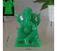 Statue de Bouddha Ganesh localité,Statue de Dieu Éléphant,Accessoires de Décoration pour la Maison - Type Glow