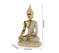 Statue de Bouddha, Mini Statue de Bouddha en Grès Sculptée à la Main, Figurine en Grès, Artisanat 11 X 6,5 X 3,8 Cm, Statue de Bouddha, Sculpture, Mini Statue de Bouddha,