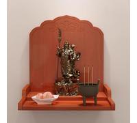 Statue de Bouddha murale - Petite table d'autel bouddhiste en bois massif pour la maison, offrandes d'encens, sanctuaire de prière, décoration chinoise, étagère spirituelle