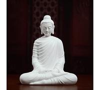 Statue de Bouddha pour Bureau d'accouplement, Figurine de Maison, Sculpture Assise, décoration