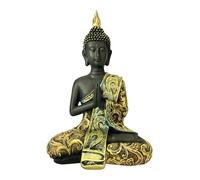 Statue de Bouddha pour décoration d'intérieur, statue de Bouddha assis, statue de Bouddha assis, décoration d'intérieur, figurine de Bouddha thaïlandais méditant, robuste et élégant, ornement