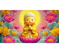 Statue de Bouddha Puzzle 1000 pièces Educa Jouet en Bois Jeu D'Intelligence Décoration Intérieure Jeu éduKatzeif Challenge Toy pour Adultes et Enfants à partir de 14 Ans 38x26cm/1000pcs