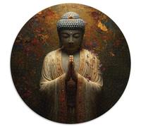 Statue de Bouddha Puzzles pour Adultes 1000pcs (67.5x67.5cm),Jeux De Défi