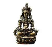Statue de Bouddha tibétain en laiton, symbole de longévité, 48 x 30 x 18 mm