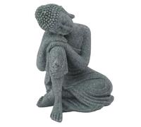 Statue de Bouddha - VVIKIZY - Grès vert - Décoration intérieure - Style classique - 301g