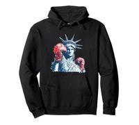 Statue de Boxe Cool Liberty pour Homme et Femme Sweat à Capuche