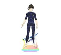 Statue De Bureau Créative en Acrylique avec Motif Laser Bleu Et Cadenas, Décoration De Grande Taille, Anime Yoichi Isagi 16CM/6.3INCH (19)
