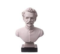 Statue de buste en marbre soviétique russe URSS Leon Trotsky 16 cm
