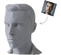 Statue de buste personnalisée, figurine commémorative réaliste imprimée en 3D, convient pour les couples, les femmes et les hommes, cadeaux personnalisés