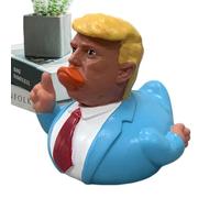 Statue de canard présidentiel - Modèle décoratif artistique en polymère, design de exécutif comique, objet de collection détaillé | Ornement ludique sur le thème de l’histoire pour étagère
