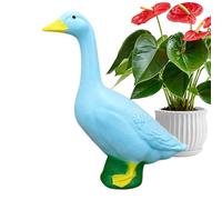 Statue de canard, sculpture d'animaux réalistes en résine, avec décoration de cour de canard pour aménagement paysager de piscine extérieure, matériau durable résistant aux intempéries pour décoration