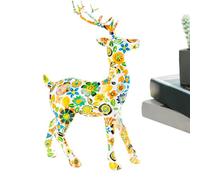 Statue de cerf, décorations d'animaux - Bureau en résine à collectionner pour fêtes décoratives pour ferme, entrée, studio, restaurant