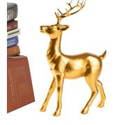 Statue de cerf - Statue de cerf | Résine rustique figurine animale | Décoratif à collectionner pour bureau, ferme, entrée, studio et restaurant | Décoration élégante pour la maison et les fêtes