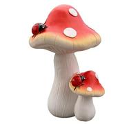 Statue de Champignon pour Jardin Décoration Extérieure Jardin | Statue pour Parterre de Fleurs pour Jardinier, Maison, Terrasse, , Balcon, Jardin, Parc
