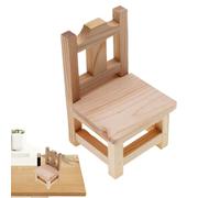 Statue de chariot en bois - Accessoires de maison miniature, décoration artisanale minuscule | Collection de contes de fées, modèles d'échelle, présentoirs de livres d'histoires fantaisistes, petit