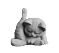 Statue de Chat pour Intérieur | Sculpture Décorative De Bureau,Figurines Amusantes pour Étagère Table De Chevet Bureau Bibliothèque Vitrine Table Basse