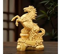 Statue De Cheval Chinois Feng Shui, Mini Ornement De Cheval Du Zodiaque, Ornement De Bureau, Parfait For La Décoration De La Maison Et Du Bureau