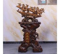 Statue De Cheval Chinois Feng Shui, Porte-bonheur De L'année Du Cheval, Ornement Sur Pied, Idéal For Les Grandes Ouvertures De Magasins, Décoration De Hall(Style C)