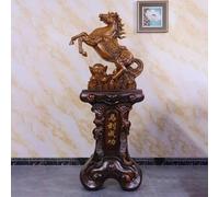 Statue De Cheval Chinois Feng Shui, Porte-bonheur De L'année Du Cheval, Ornement Sur Pied, Idéal For Les Grandes Ouvertures De Magasins, Décoration De Hall(Style A)