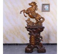 Statue De Cheval Chinois Feng Shui, Porte-bonheur De L'année Du Cheval, Ornement Sur Pied, Idéal For Les Grandes Ouvertures De Magasins, Décoration De Hall(Style E)