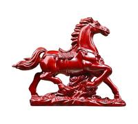 Statue de cheval de bon augure - Décoration de l'année du cheval 2026, sculpture d'animal de bon augure, pour maison, meuble TV, entrée, cheminée, bureau, salon, salle d'étude