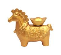 Statue de Cheval, décoration de Bureau Chinoise du Nouvel an 2026, Figurines d'animaux réalistes | pour, Bureau, bibliothèque, Salon, Chambre à Coucher, Cuisine, célébration, Festival