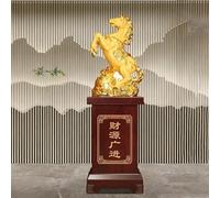Statue De Cheval Du Zodiaque Chinois, Décoration De Sol Traditionnelle Chinoise Feng Shui, Idéale For Les Grandes Ouvertures De Magasins(Style A)