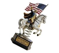 Statue De Cheval - Ornement De Table Équestre Antidérapant De 13 Cm, Figurine De Cavalier Commémorative, Pièce Du Patrimoine Historique, Sculpture En Résine | Étude De Bureau Sur L'étagère Du Tableau