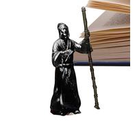 Statue de chevalier Errant en résine - Figurine de guerrier miniature de style chinois - Décoration ancienne - Figurine sculptée pour affichage d'aquarium, bureau, vitrine de tableau de bord SUV