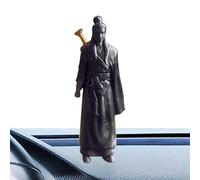 Statue de chevalier Errant en résine, statue de voiture en résine, de chevalier chinois, ornements de tableau de bord pour voitures, camions, bureaux