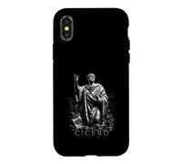 Statue de Cicéron Philosophe Orateur de la Rome Antique Coque pour iPhone X/XS