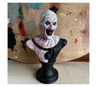 Statue De Clown D'Halloween Figurine De Clown Terrifiant Figurine De Film D'horreur Sculpture De Buste De Clown Tueur Décoration De Clown Fantôme À Collectionner For La Fête,La Maison,Le Bureau(3)