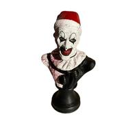 Statue De Clown D'Halloween Figurine De Clown Terrifiant Figurine De Film D'horreur Sculpture De Buste De Clown Tueur Décoration De Clown Fantôme À Collectionner For La Fête,La Maison,Le Bureau(2)