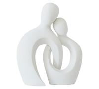 Statue de couple - Sculpture d'amour en résine esthétique, décoration élégante pour la maison | Art abstrait de couple moderne, résine choyante corps humain couple pour chambre à coucher, décoration