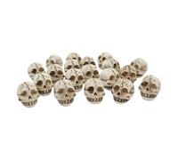Statue De Crâne,20 Pièces Sculptures | Petits Jouets Blague En Résine Pour Halloween Maison Bibliothèque Vase Maison Spectrale Bureau Fête