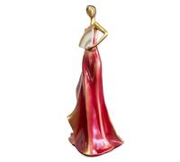 Statue de dame de beauté porte-bouteilles de vin, support décoratif pour bouteilles de vin, porte-bouteilles de vin en résine pour comptoir de cuisine ou bar, peut contenir des bou (Bourgogne)