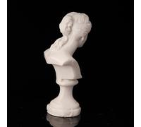 Statue De David Dollhouse En Résine Blanche, 1 Pièce, Mini Buste, Meubles De Simulation, Pièces De Théâtre Miniatures