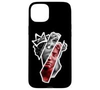 Statue de David Michel-Ange Roi Couronne Coque pour iPhone 15 Plus
