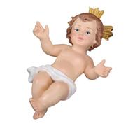 Statue de décoration de bébé Jésus, figurine de crèche, figurine de bébé Jésus, décoration religieuse de bébé Jésus, décoration religieuse de Noël, figurine de bébé Jésus de la Nativité, statue de