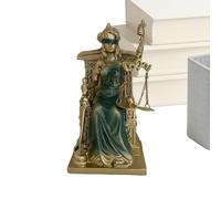 Statue de déesse, décoration de bureau vintage, symbole de justice et d'équité, sculpture de femme, pour maison, chambre, bibliothèque, bibliothèque, cheminée, entrée, appartement, dortoir, événement
