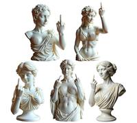 Statue de Déesse Vénus, Statue Vénus Sans Complexe Le Doigt d'honneur, Figurine Vénus avec le Doigt d'honneur, Décor d'art Moderne Audacieux et Rebelle, Statue d'art en Résine, Décoration Amusante et