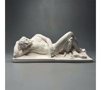 Statue de dieu grec Ares, statue de dieu de la guerre Zeus Son Roman Gypse Statue, Ornement grec pour décoration, maison, bureau, décoration d'étagère, collection figurines de bibliothèque, décoration