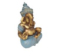 Statue De Dieu Hindou - Statues d'Éléphant Divinité Hindoue Décor | Sculpture Porte-Bougie Décoration d'Intérieur pour Table Chambre Jardin Faveurs Anniversaire
