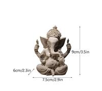 Statue de Dieu Indien Ganesha Shiva en Résine,Sculpture Sai Baba de Shirdi,Seigneur Hanuman,Bouddha Hindou,Fengshui Religieux,Décoration de Maison - Type sand S