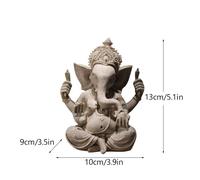 Statue de Dieu Indien Ganesha Shiva en Résine,Sculpture Sai Baba de Shirdi,Seigneur Hanuman,Bouddha Hindou,Fengshui Religieux,Décoration de Maison - Type sand M