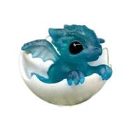 Statue de Dinosaure, Statue de Dragon d'intérieur - Petit Dragon dans des Statues d'œufs | Figurine de Dragon d'art en résine créative pour Chambre d', bibliothèques, Salon, Table