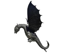Statue de dragon de jardin, fontaine dragon extérieure pour petit étang, décoration artisanale pour fontaine de jardin, accessoires de décoration extérieure de cour