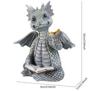 Statue De Dragon D'eau En Résine De Jardin,Sculpture De Jaillissement Réaliste,Décorations Pour La Maison,Cour Extérieure,Décor Britannique - Type B