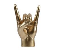 Statue de Geste Statue Main - Sculpture Décorative en Résine, Finition Noir Mat, Taille Moyenne, Conception Détaillée des Doigts, Pièce De Décoration Artistique De La Maison | Parfait Pour Salon