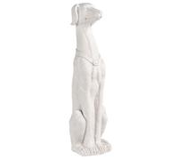 Statue de jardin CHART Chien Blanc